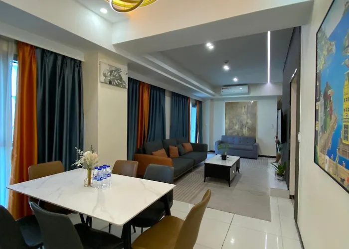 Delux 3bedrooms Seaview Poolview Next To Okada Airport Moa Manila
