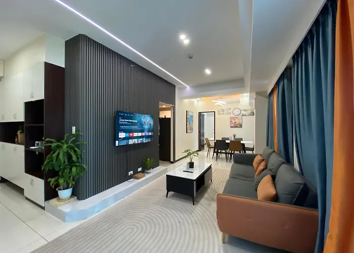Delux 3bedrooms Seaview Poolview Next To Okada Airport Moa * Manila
