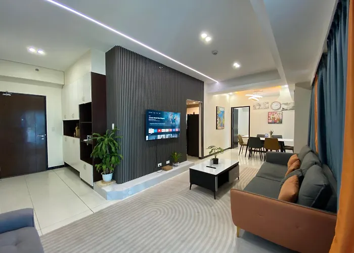 Delux 3bedrooms Seaview Poolview Next To Okada Airport Moa Apartamento Manila